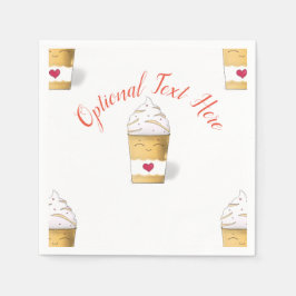 Guardanapo De Papel Creme Latte & Whipped (Amarelo)