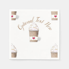 Guardanapo De Papel Creme Latte & Whipped (Café) Nápoles