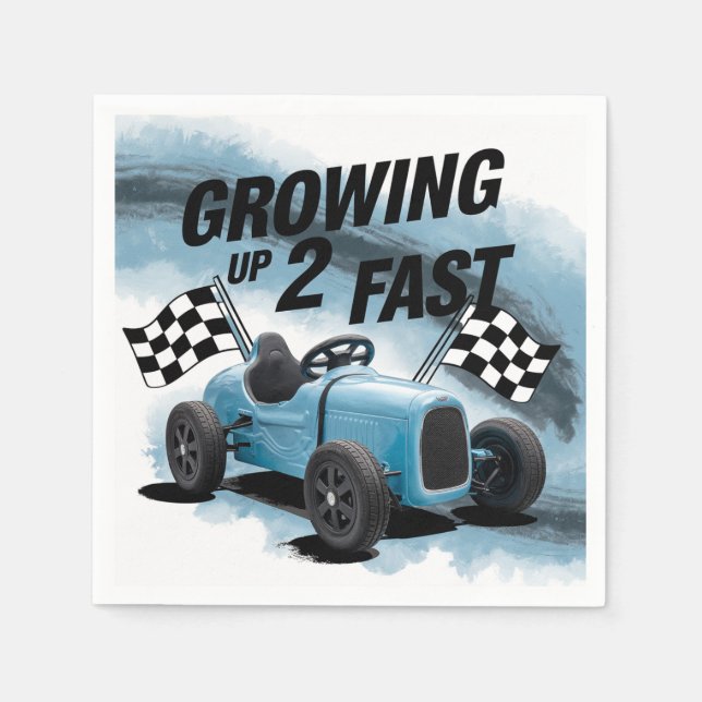 Guardanapo De Papel Crescendo 2 Festa de aniversário Rápida (Frente)