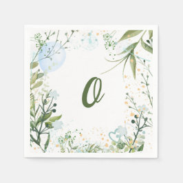 Guardanapo De Papel Crescendo como uma erva, rapaz, personalize,