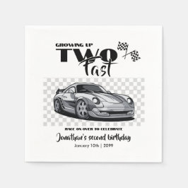 Guardanapo De Papel Crescendo Para Carro Race Moderno De segundo anive
