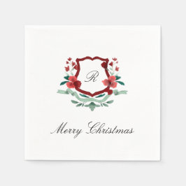 Guardanapo De Papel Crest Clássico de Natal Vermelho e Verde