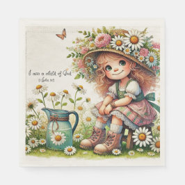 Guardanapo De Papel Criança da margarida