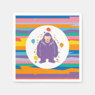 Guardanapo De Papel Crianças Bigfoot Birthday