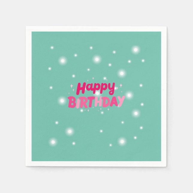 Guardanapo De Papel Crianças de aniversário (Frente)