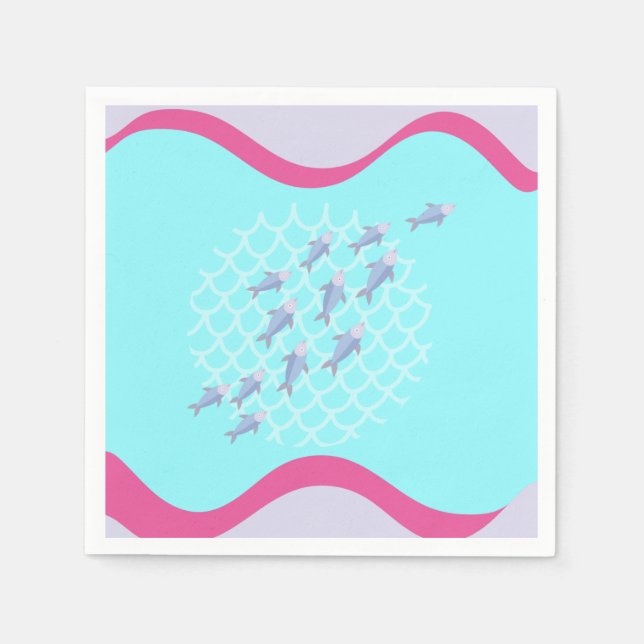 Guardanapo De Papel Crianças de aniversário (Frente)