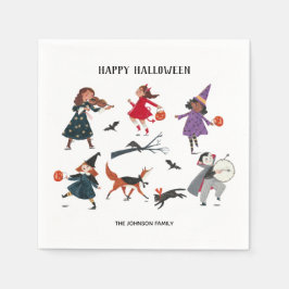 Guardanapo De Papel crianças de Halloween truque ou tratamento feriado