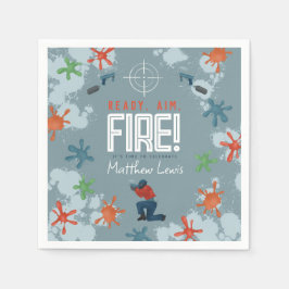 Guardanapo De Papel Crianças Festa de aniversário Colorida de Pinball 