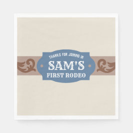 Guardanapo De Papel Crianças Festa de aniversário Ocidental do Rodeo V