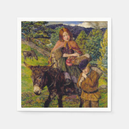 Guardanapo De Papel Crianças indo ao mercado (por John Lee)