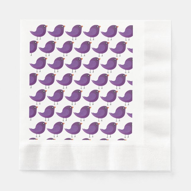 Guardanapo De Papel Crianças, passarinho fofo (Frente)
