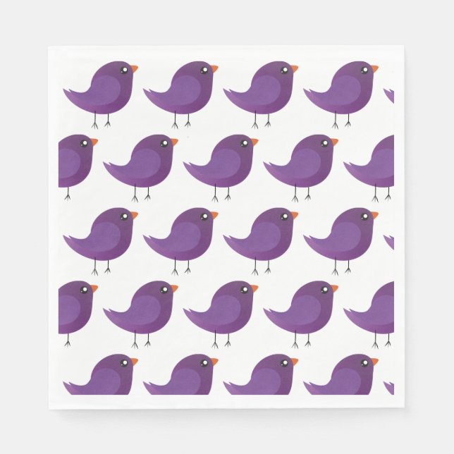 Guardanapo De Papel Crianças, passarinho fofo (Frente)