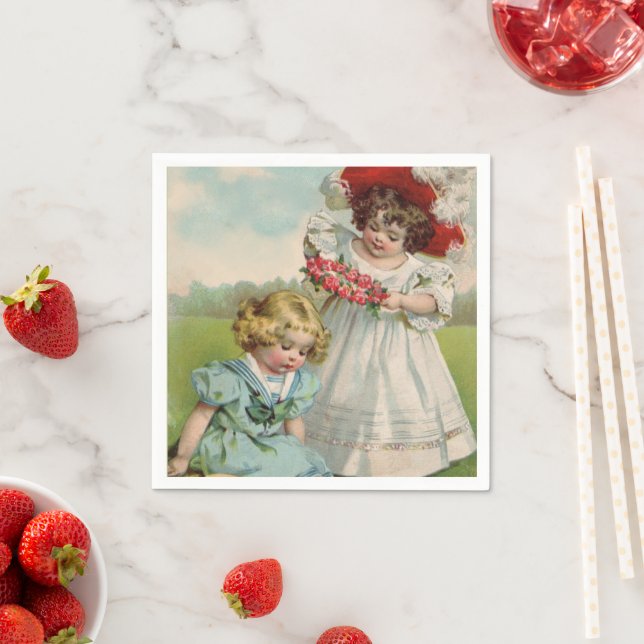 Guardanapo De Papel Crianças vitorianas (Insitu)