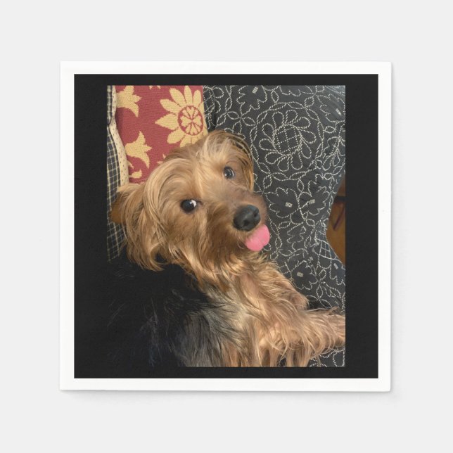 Guardanapo De Papel Crie a Sua Própria Foto Pessoal (Frente)