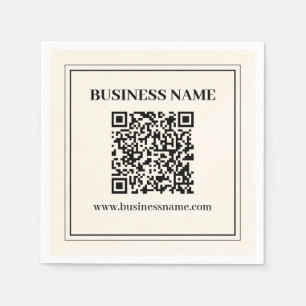 Guardanapo De Papel Crie instantaneamente um código de QR verificável