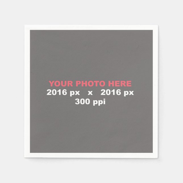 Guardanapo De Papel Crie seu (Frente)