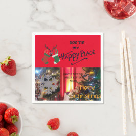 Guardanapo De Papel Crie seu lugar feliz