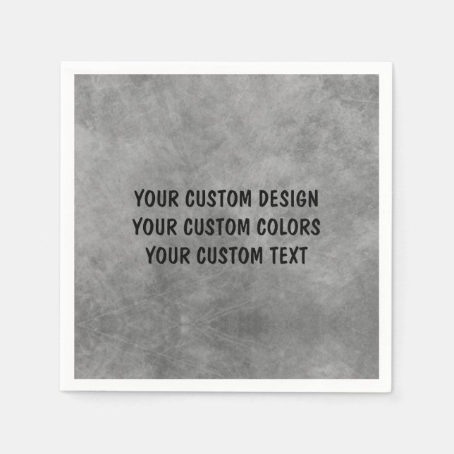 Guardanapo De Papel Crie seu personalizado personalizado (Frente)