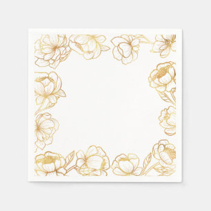 Guardanapo De Papel Crie seu próprio branco elegante