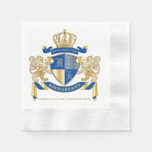 Guardanapo De Papel Crie seu próprio Casaco de armas emblema de leão