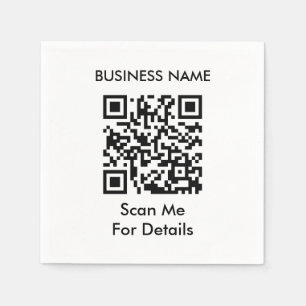 Guardanapo De Papel Crie seu próprio código QR