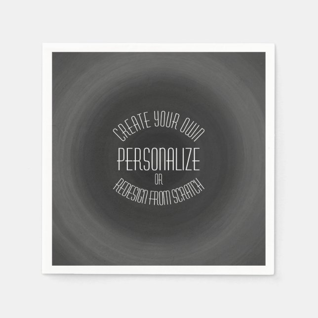 Guardanapo De Papel Crie seu próprio design - personalizado (Frente)