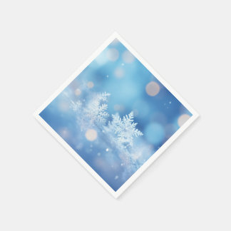 Guardanapo De Papel Crie Seu Próprio Evento de Flocos de Neve Bokeh Az