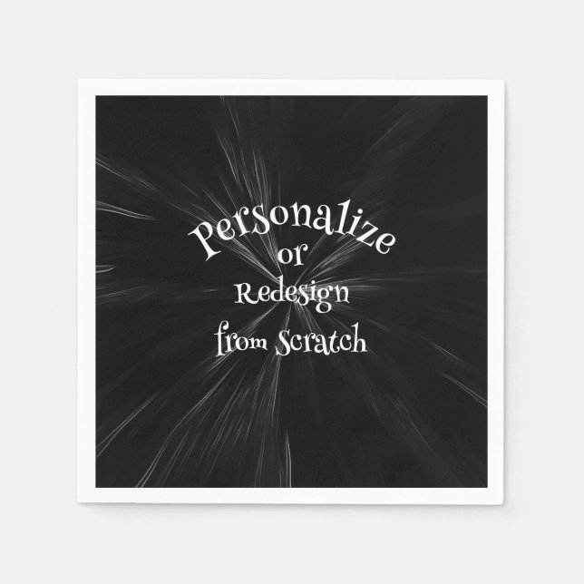 Guardanapo De Papel Crie seu próprio personalizado (Frente)