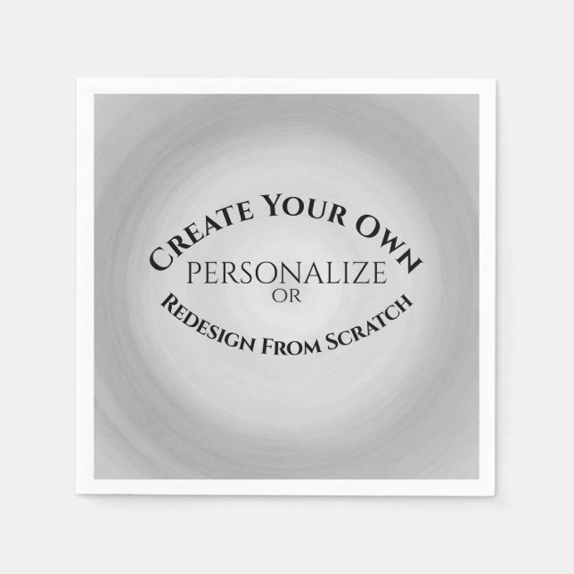 Guardanapo De Papel Crie seu próprio personalizado (Frente)