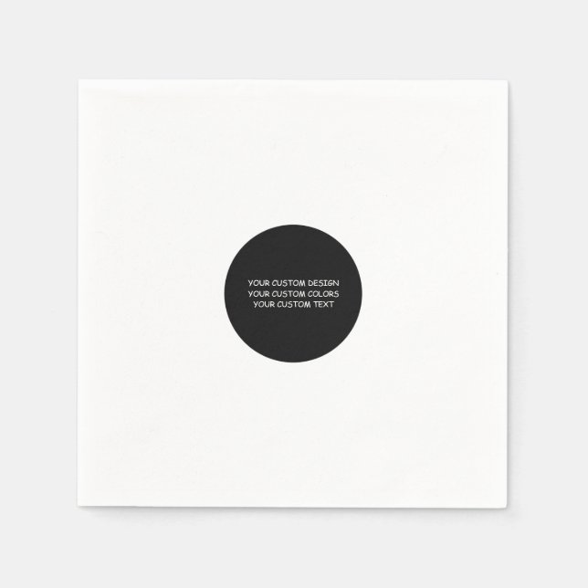 Guardanapo De Papel Crie seu próprio personalizado (Frente)