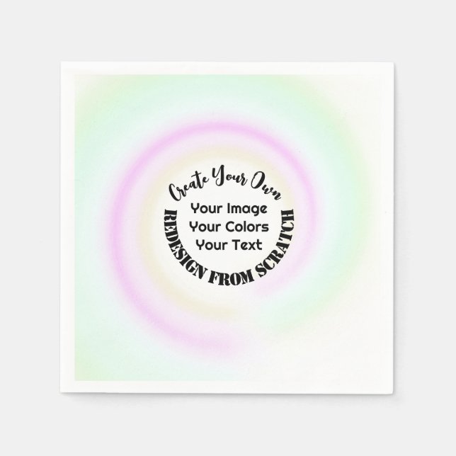 Guardanapo De Papel Crie seu próprio personalizado (Frente)