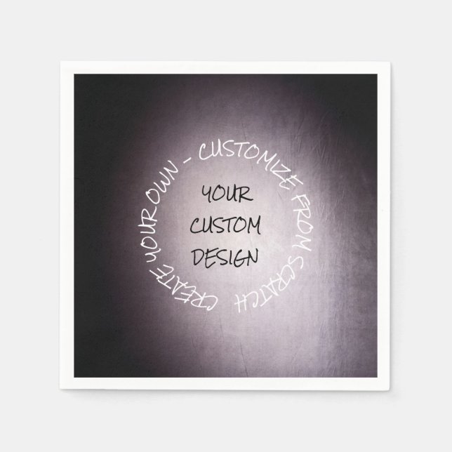 Guardanapo De Papel Crie seu próprio personalizado completamente (Frente)