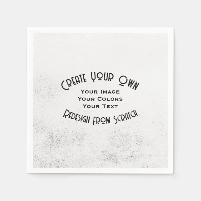 Guardanapo De Papel Crie seu próprio personalizado projetado (Frente)