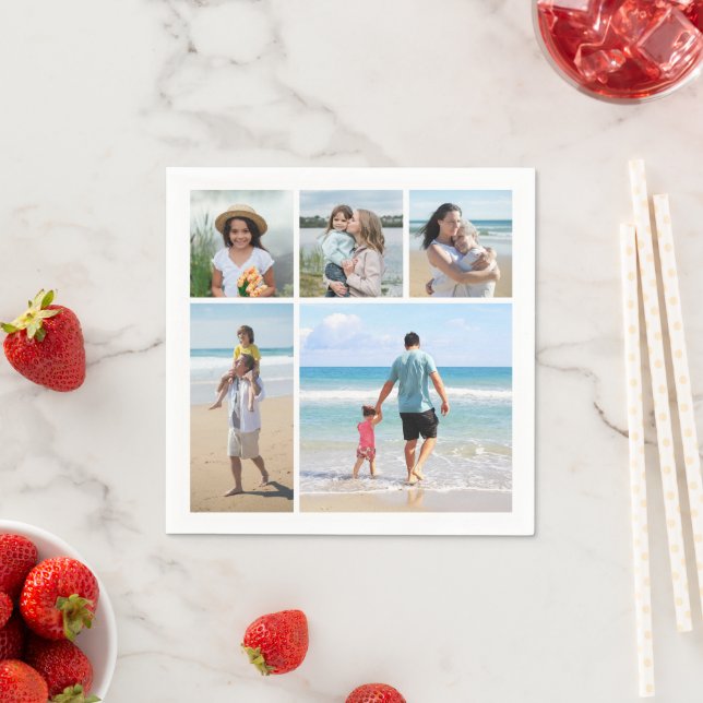 Guardanapo De Papel Crie sua própria colagem de fotos (Insitu)