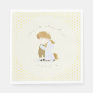 Guardanapo De Papel Crie sua própria Festa de aniversário, Chá de fral