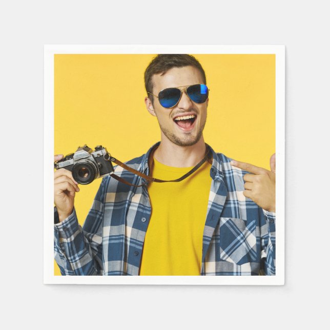 Guardanapo De Papel Crie sua própria foto imagem personalizada (Frente)