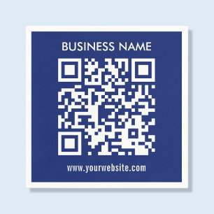 Guardanapo De Papel Crie um código QR instantaneamente Design simples