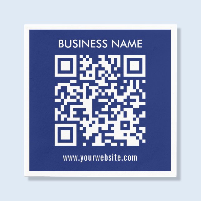 Guardanapo De Papel Crie um código QR instantaneamente Design simples  (Criador carregado)