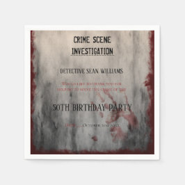 Guardanapo De Papel Crime Scene Investigation 50º aniversário