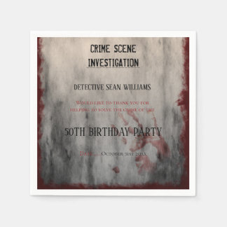 Guardanapo De Papel Crime Scene Investigation 50º aniversário