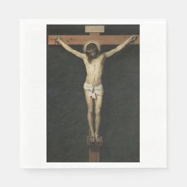 Guardanapo De Papel Cristo Crucificado na Cruz (Fé) (Velazquez)