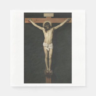 Guardanapo De Papel Cristo Crucificado na Cruz (Fé) (Velazquez)