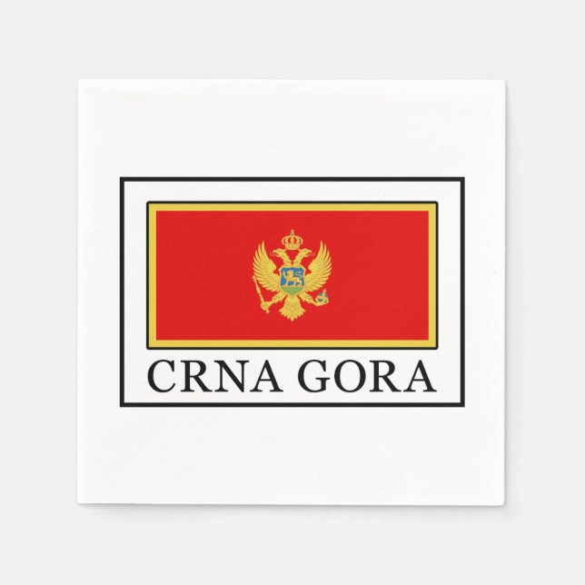 Guardanapo De Papel Crna Gora (Frente)