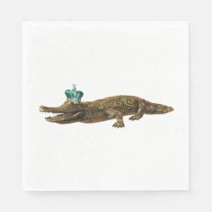 Guardanapo De Papel Croc Real - Jewel Alligator
