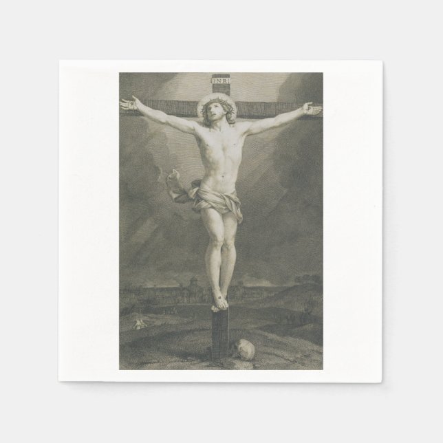 Guardanapo De Papel Crucificação de Jesus Cristo (Frente)