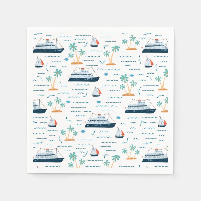 Guardanapo De Papel Cruise Ship Paper (Frente)