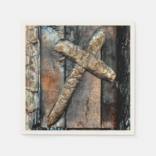 Guardanapo De Papel Cruz de Força (Frente)