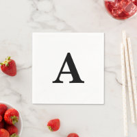 Cubo de Nome Personalizado Simples Elegante Inicia