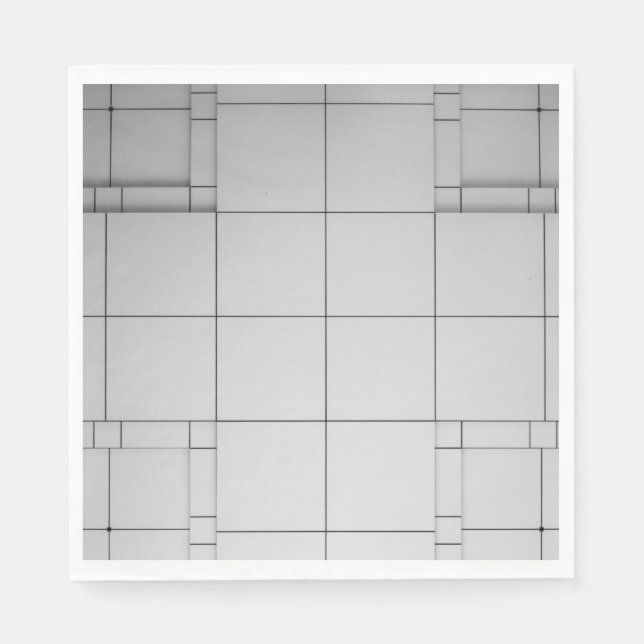 Guardanapo De Papel Cubos abstrato (Frente)