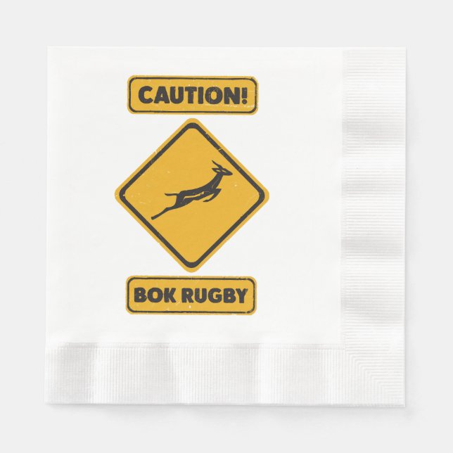 Guardanapo De Papel Cuidado - SpringBoks Atravessando (Frente)